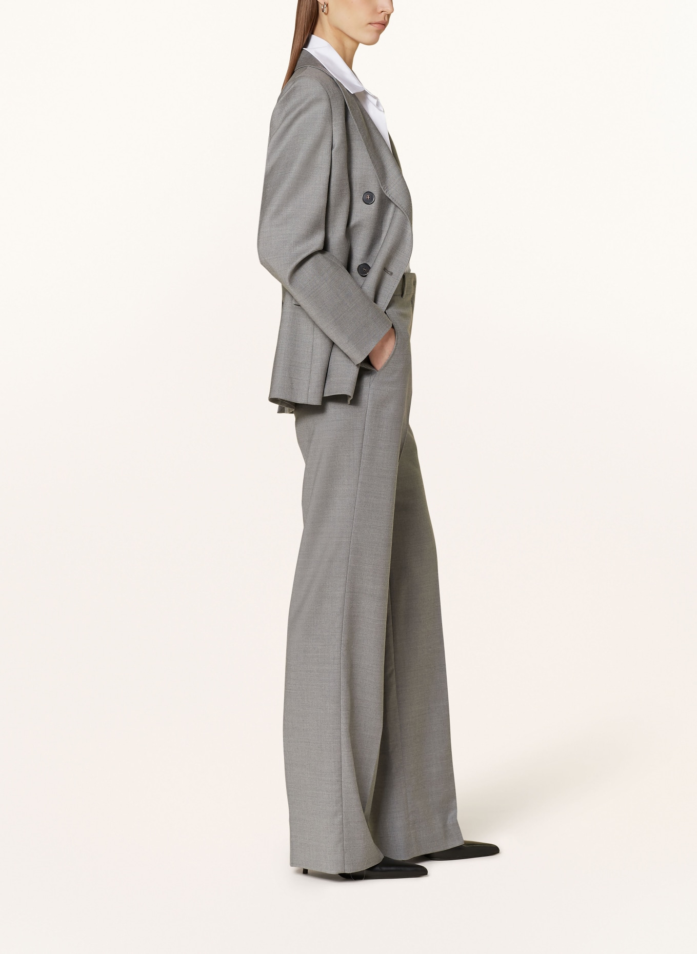 Max Mara STUDIO Trousers SORAGA, Color: GRAY (Image 4)