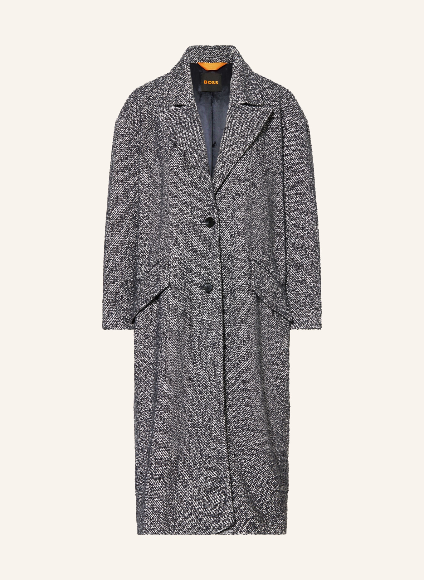 BOSS Mantel COVALLINA: SCHWARZ / WEISS