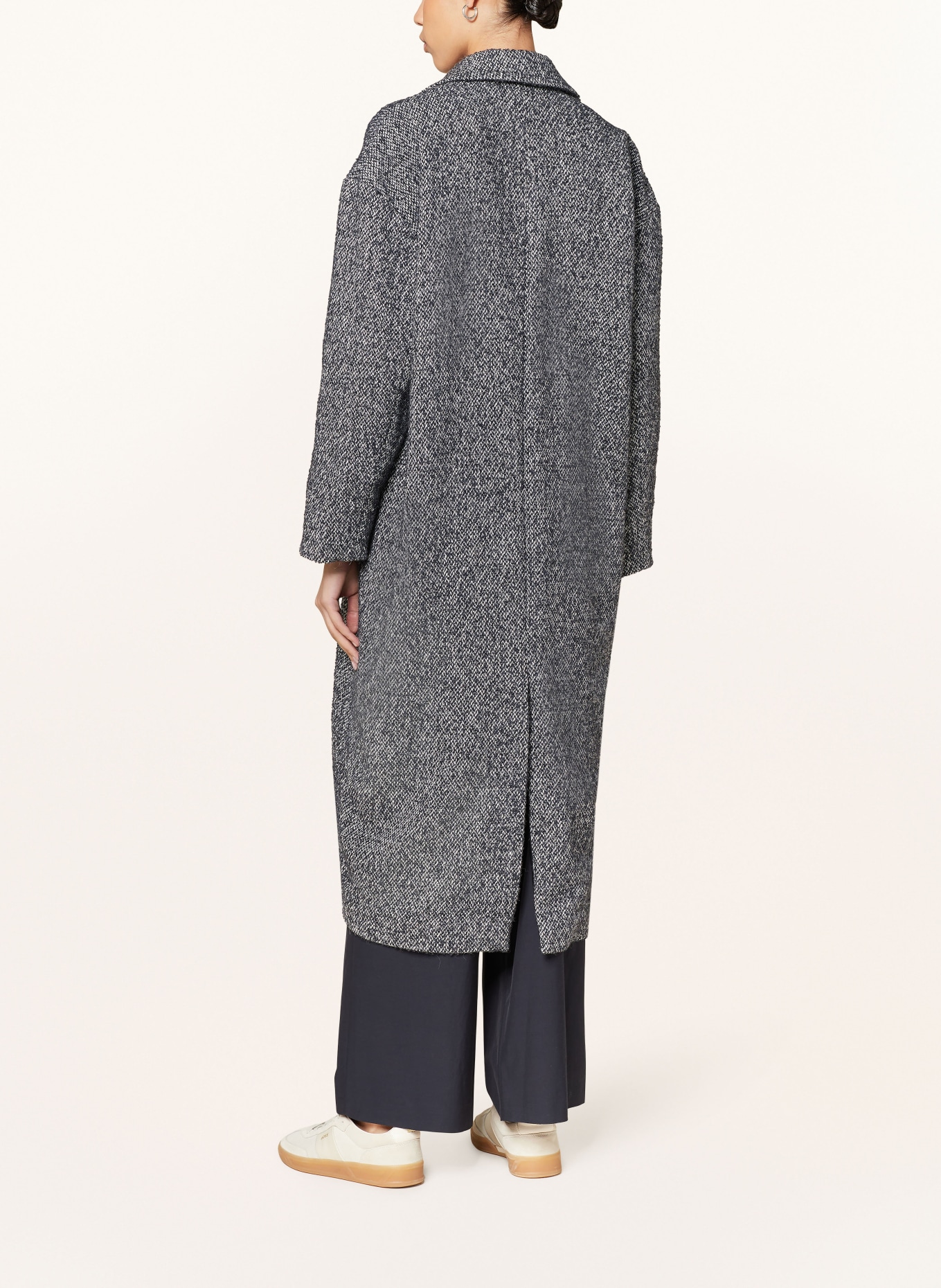 BOSS Mantel COVALLINA: SCHWARZ / WEISS