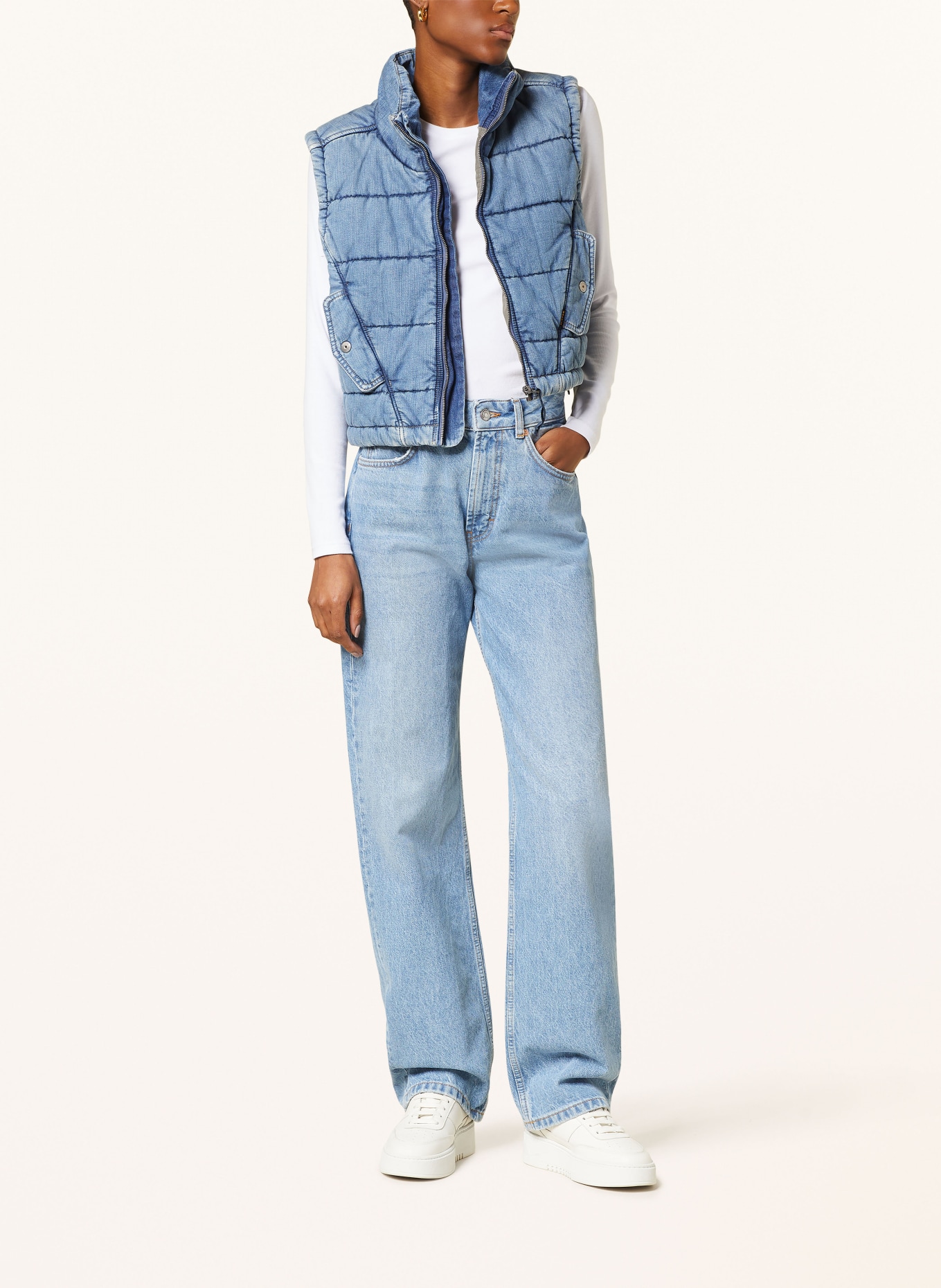 G-Star RAW Denim vest, Color: BLUE (Image 2)