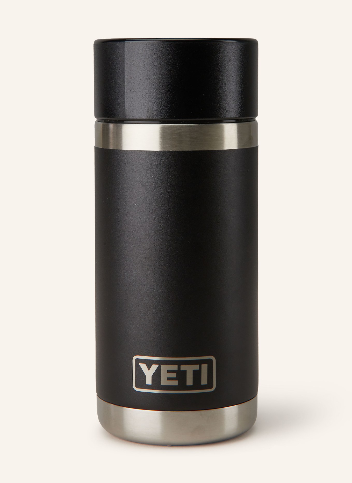 YETI Thermos mug RAMBLER®, Color: BLACK/ SILVER (Image 1)
