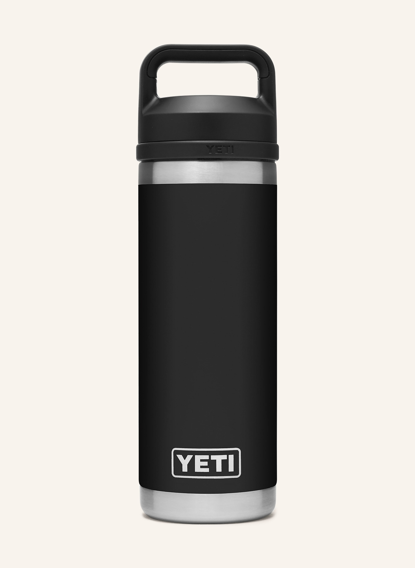 YETI Insulated bottle RAMBLER®, Color: BLACK/ SILVER (Image 1)