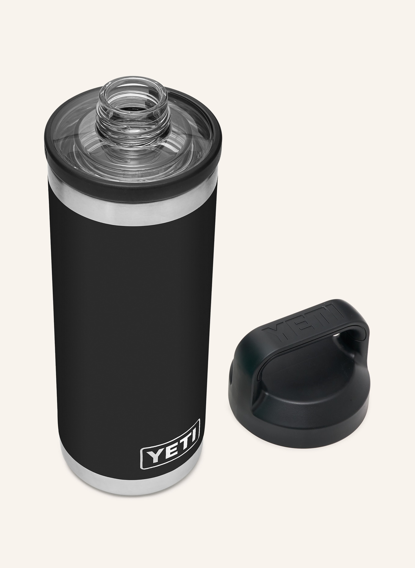 YETI Insulated bottle RAMBLER®, Color: BLACK/ SILVER (Image 3)