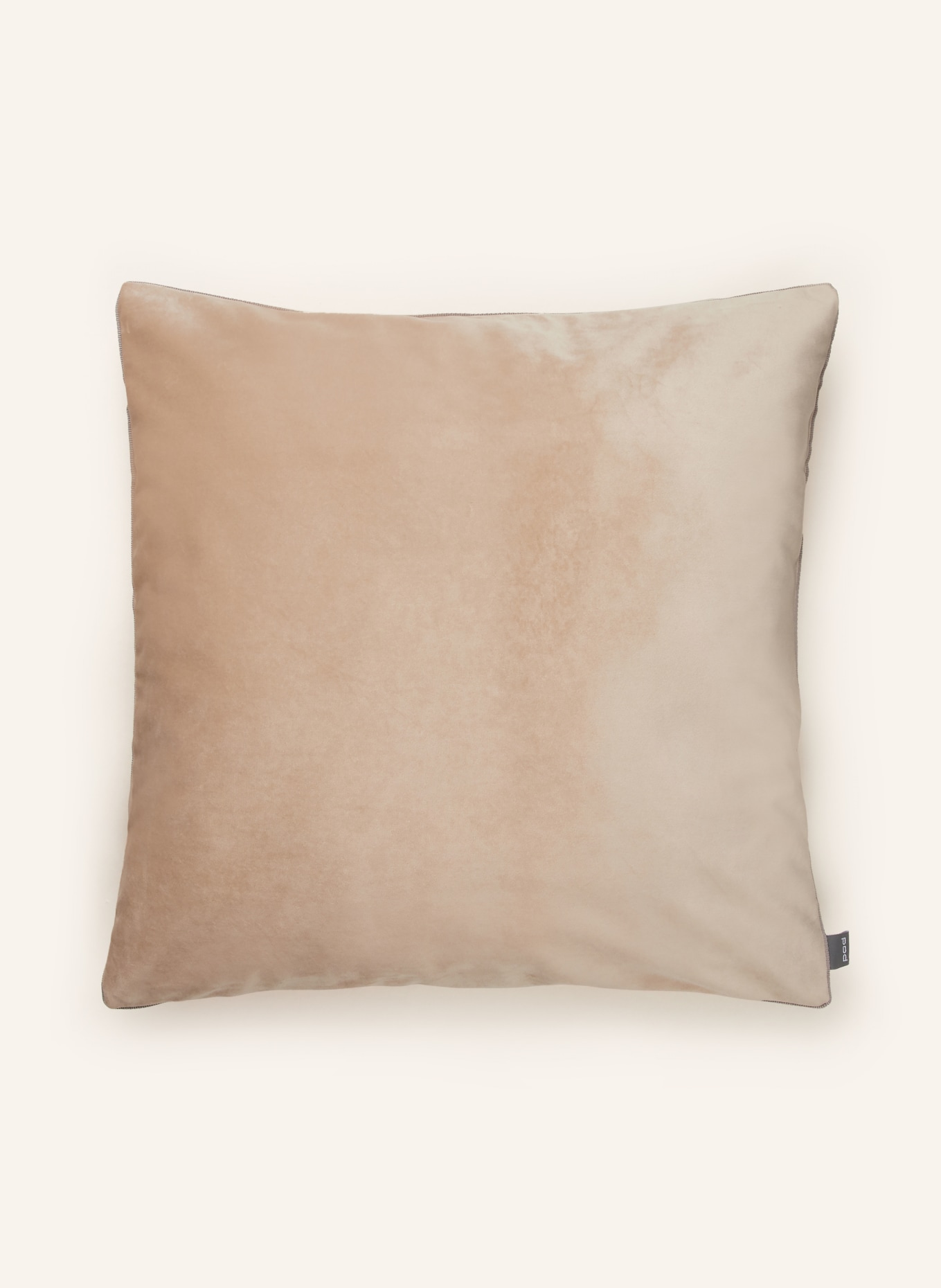 PAD Decorative cushion cover ELEGANCE in velvet, Color: BEIGE (Image 1)