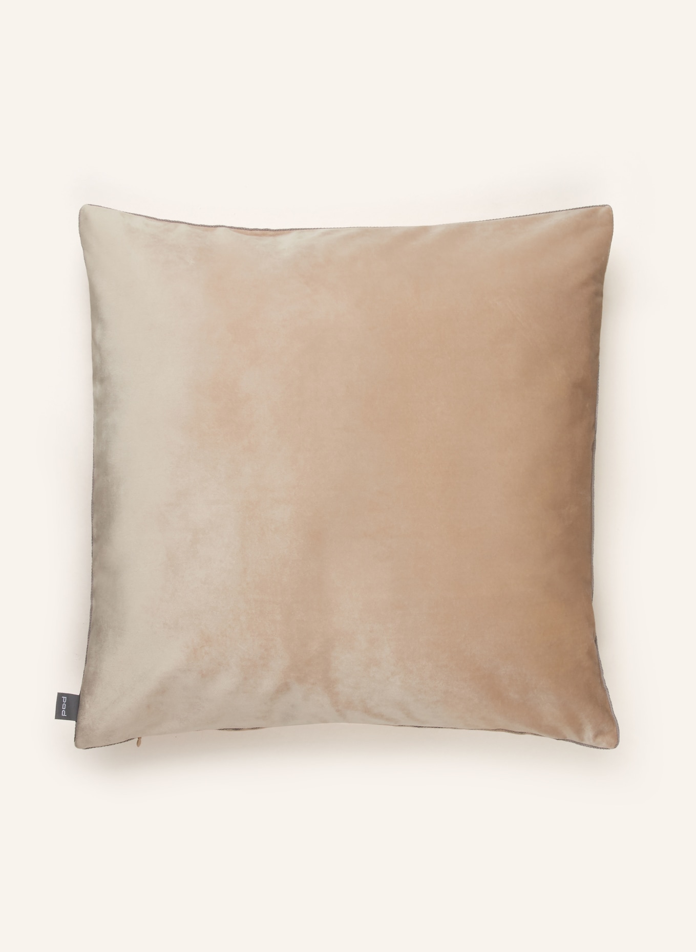 PAD Decorative cushion cover ELEGANCE in velvet, Color: BEIGE (Image 2)