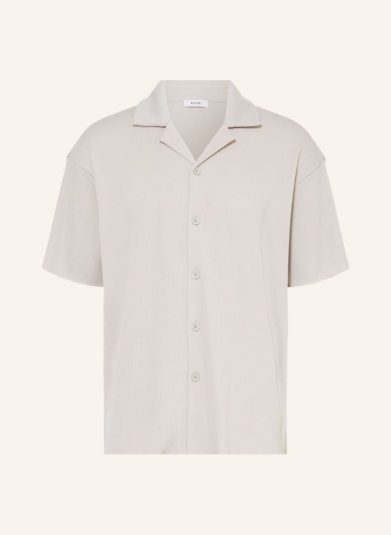 REISS Resort shirt CHASE loose fit, Color: LIGHT GRAY (Image 1)