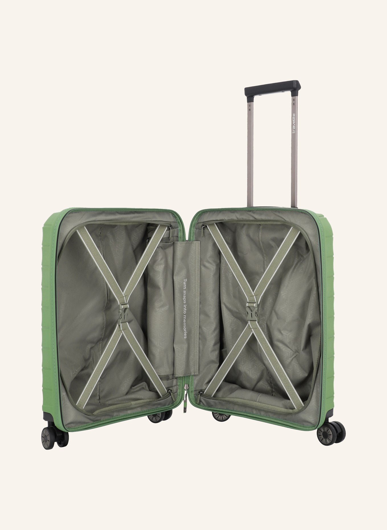 travelite Trolley MOOBY S: HELLGRÜN
