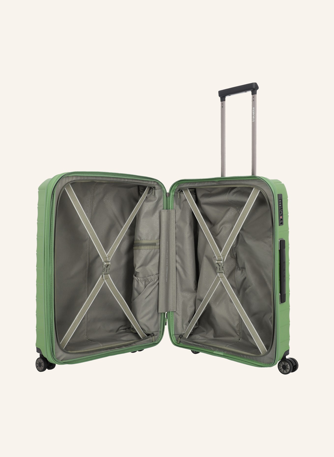 travelite Trolley MOOBY M: HELLGRÜN