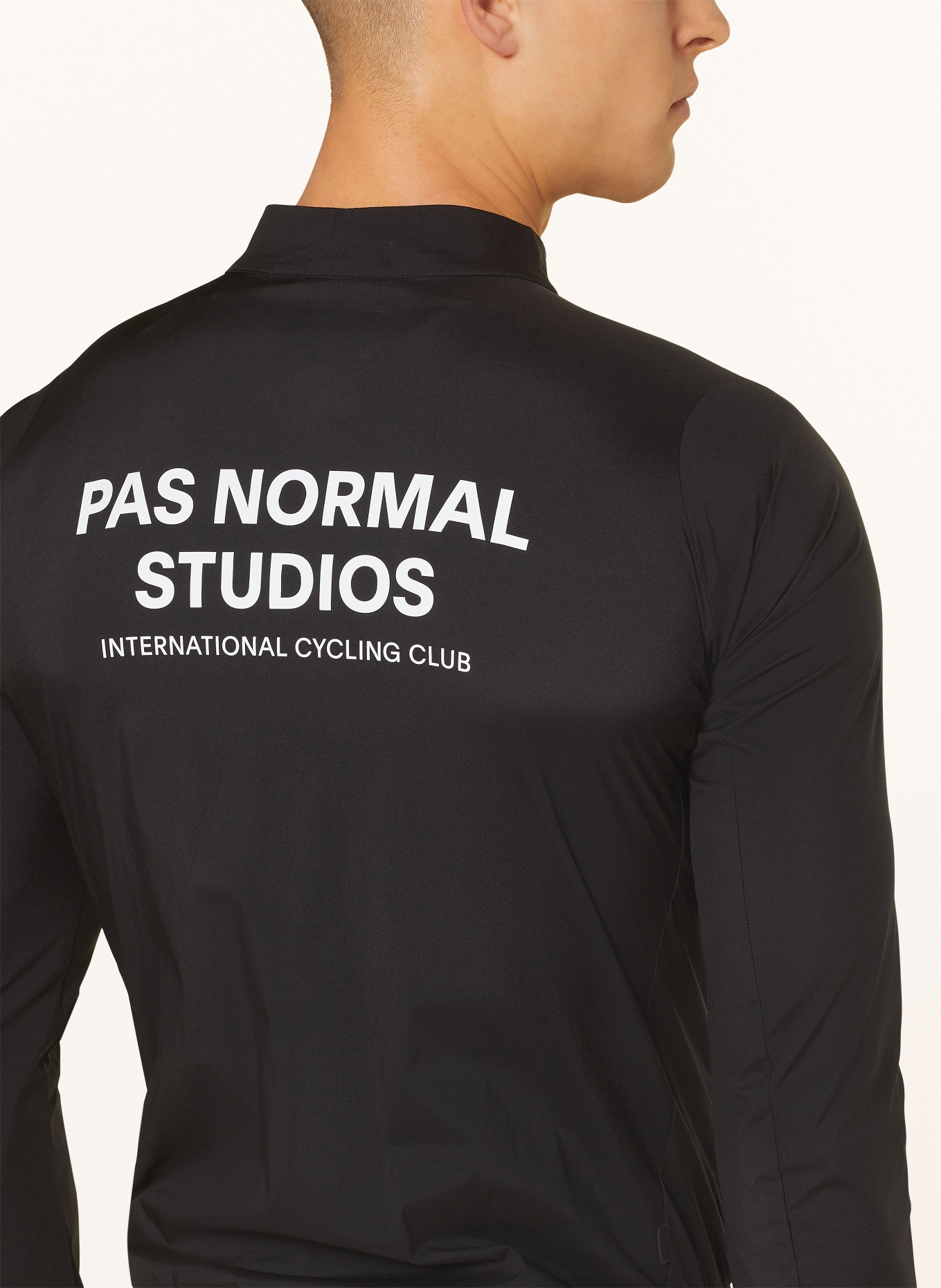 PAS NORMAL STUDIOS Cycling jacket MECHANISM STOW AWAY, Color: BLACK (Image 4)