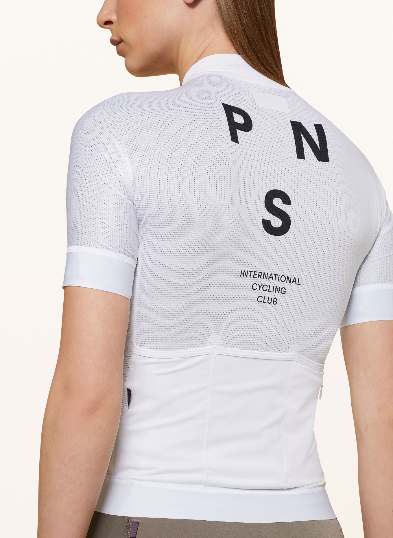 PAS NORMAL STUDIOS Cycling jersey MECHANISM, Color: WHITE (Image 5)
