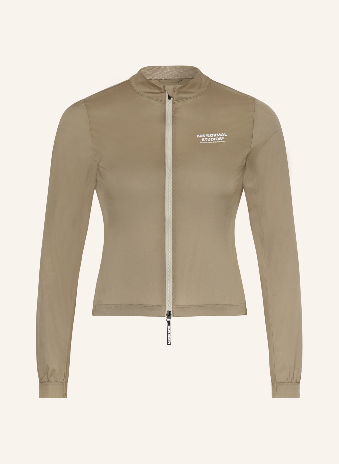 PAS NORMAL STUDIOS Cycling jacket MECHANISM STOW AWAY, Color: BEIGE (Image 1)