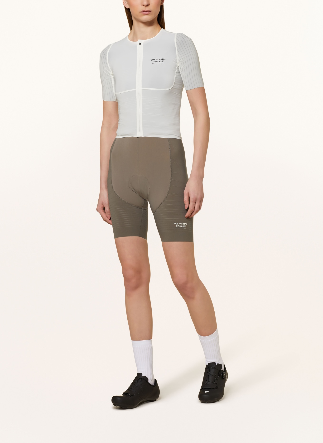 PAS NORMAL STUDIOS Cycling jersey MECHANISM PRO, Color: ECRU (Image 2)
