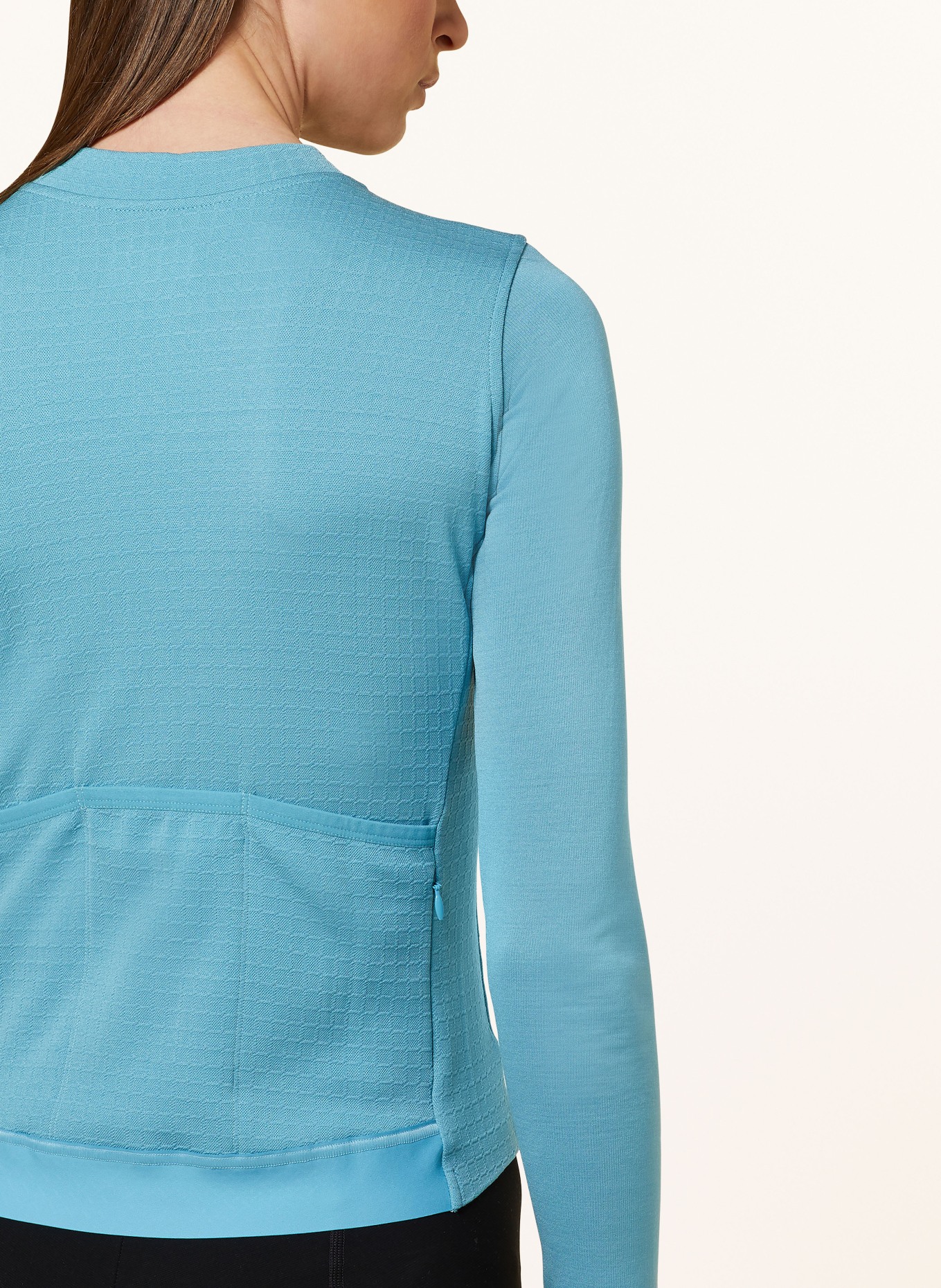 PAS NORMAL STUDIOS Cycling jersey ESCAPISM WOOL JERSEY, Color: LIGHT BLUE (Image 5)