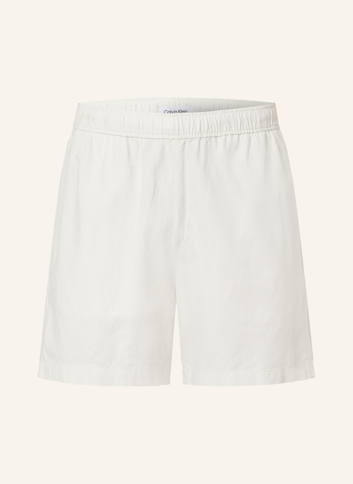 Calvin Klein Linen shorts, Color: CREAM (Image 1)