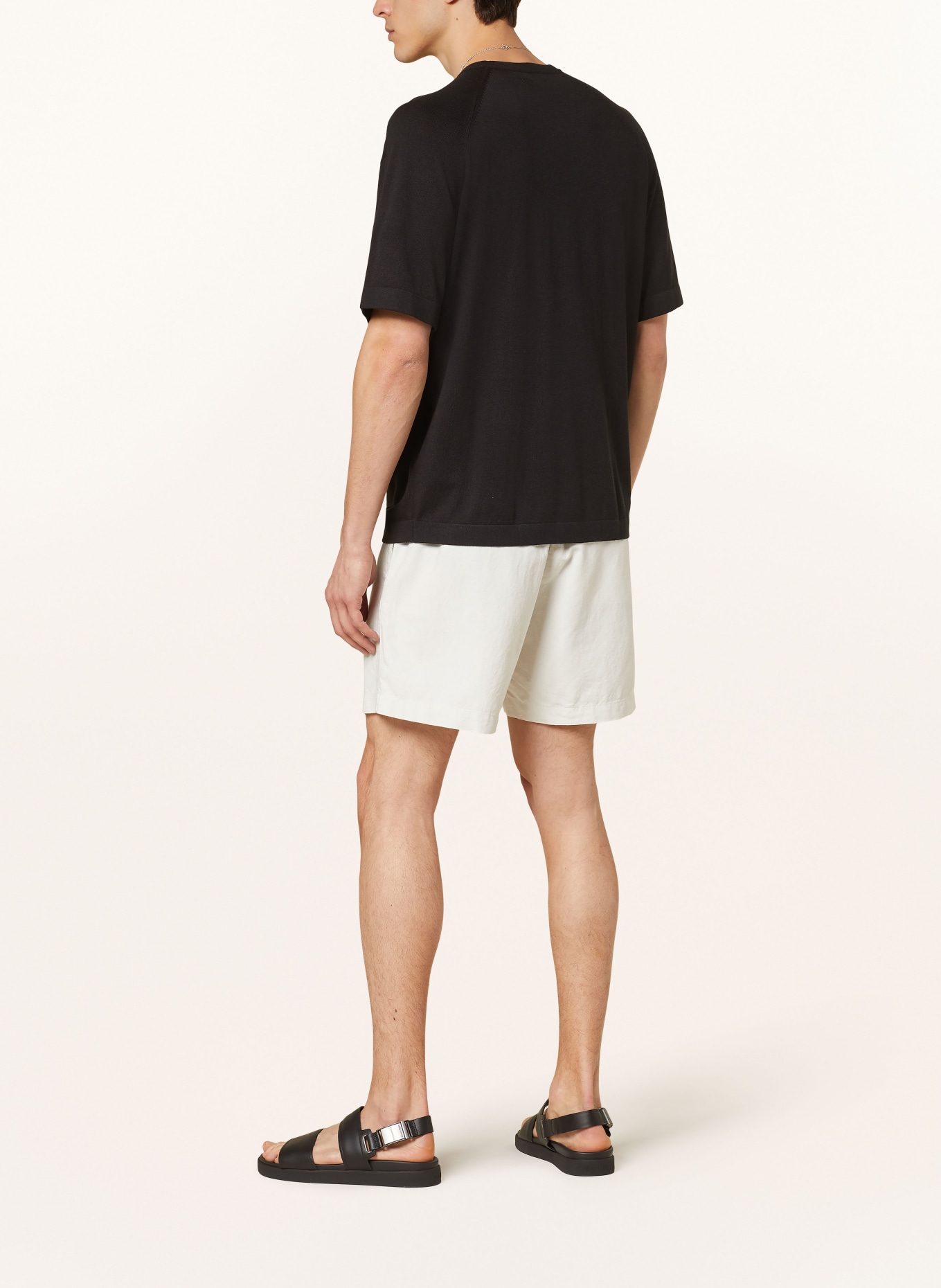 Calvin Klein Linen shorts, Color: CREAM (Image 3)
