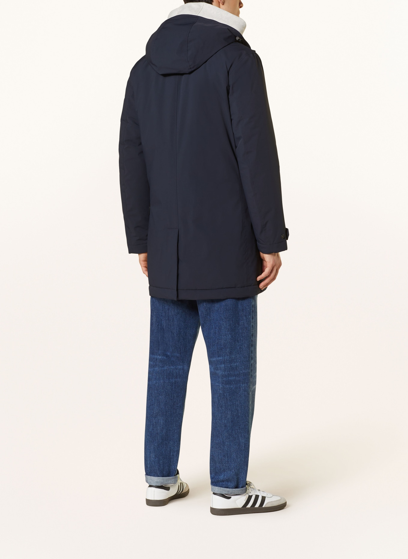 WOOLRICH Coat: DARK BLUE