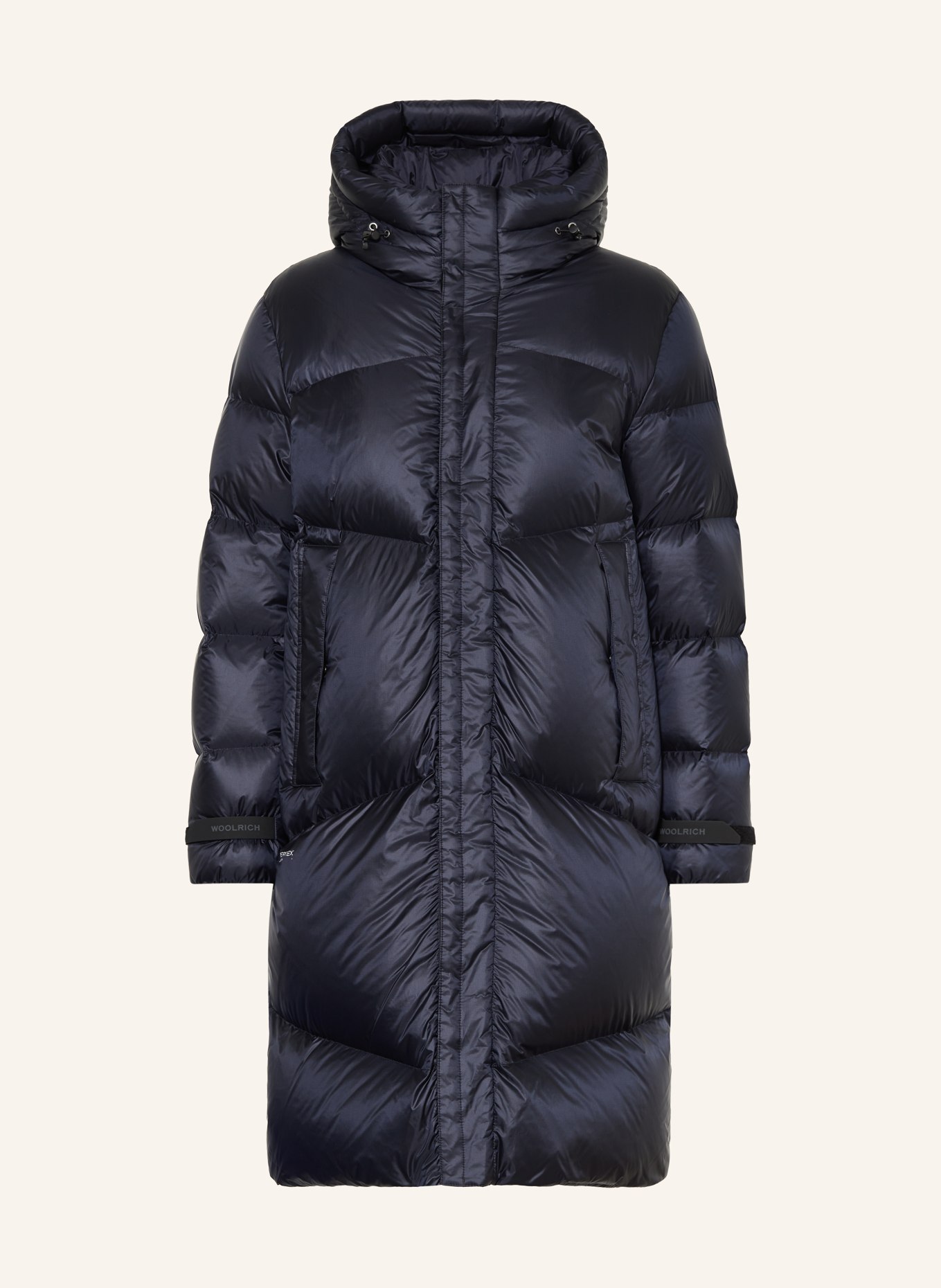 特価ブランド WOOLRICH Down coat PERTEX in dark blue ダウンコート