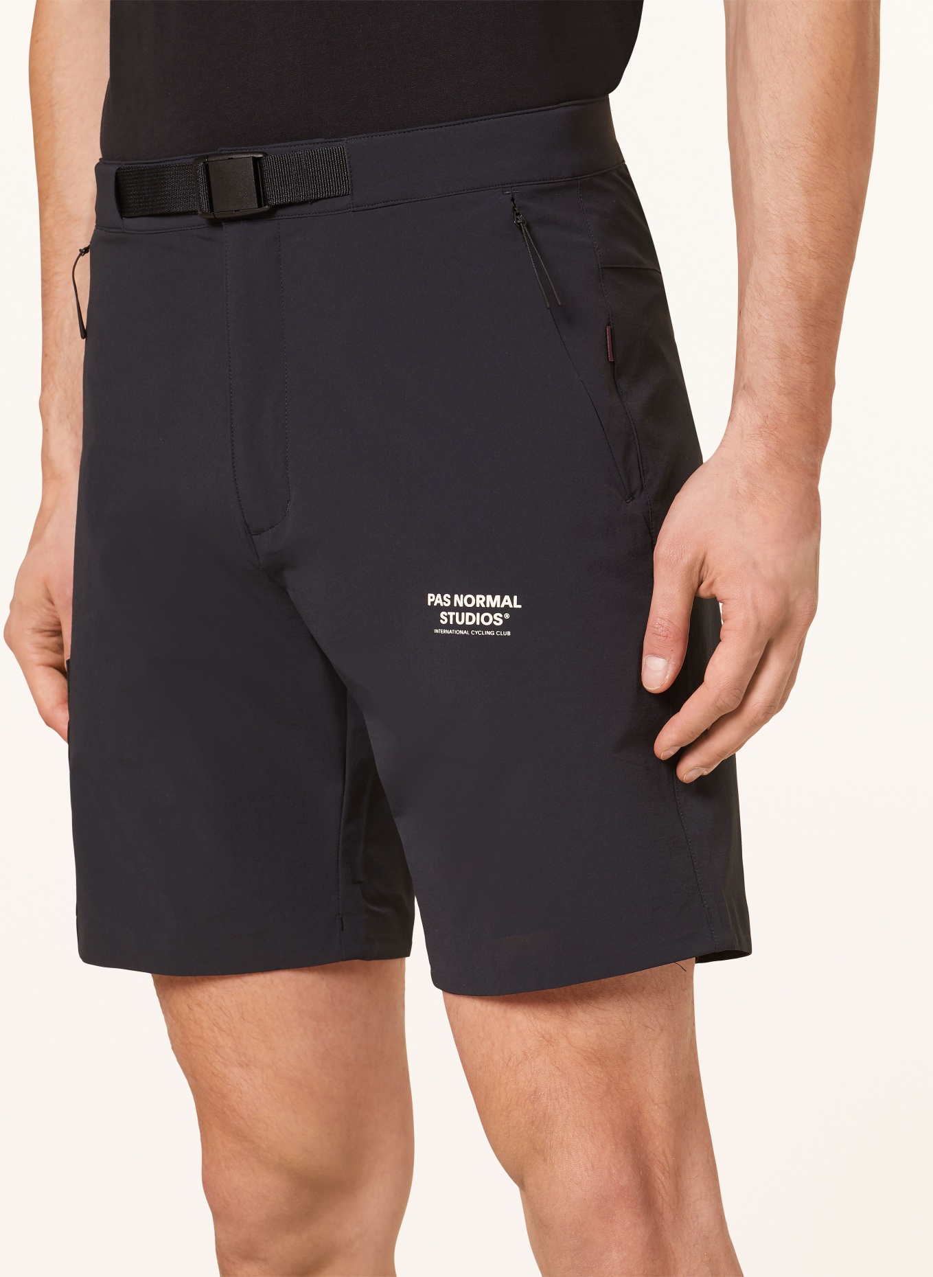 PAS NORMAL STUDIOS Shorts OFF-RACE, Color: BLACK (Image 5)