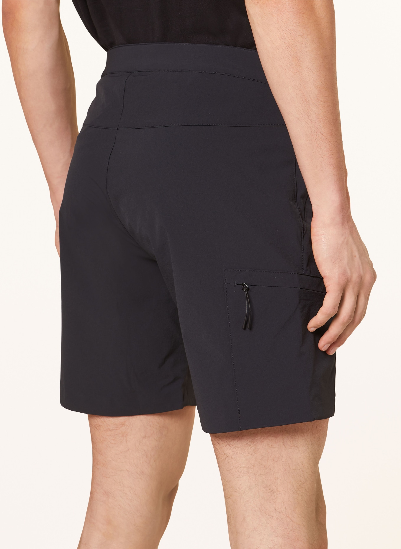 PAS NORMAL STUDIOS Shorts OFF-RACE, Color: BLACK (Image 6)