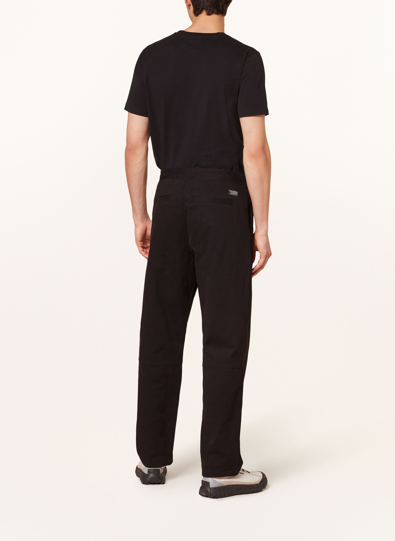 PAS NORMAL STUDIOS Trousers OFF-RACE loose fit, Color: BLACK (Image 3)
