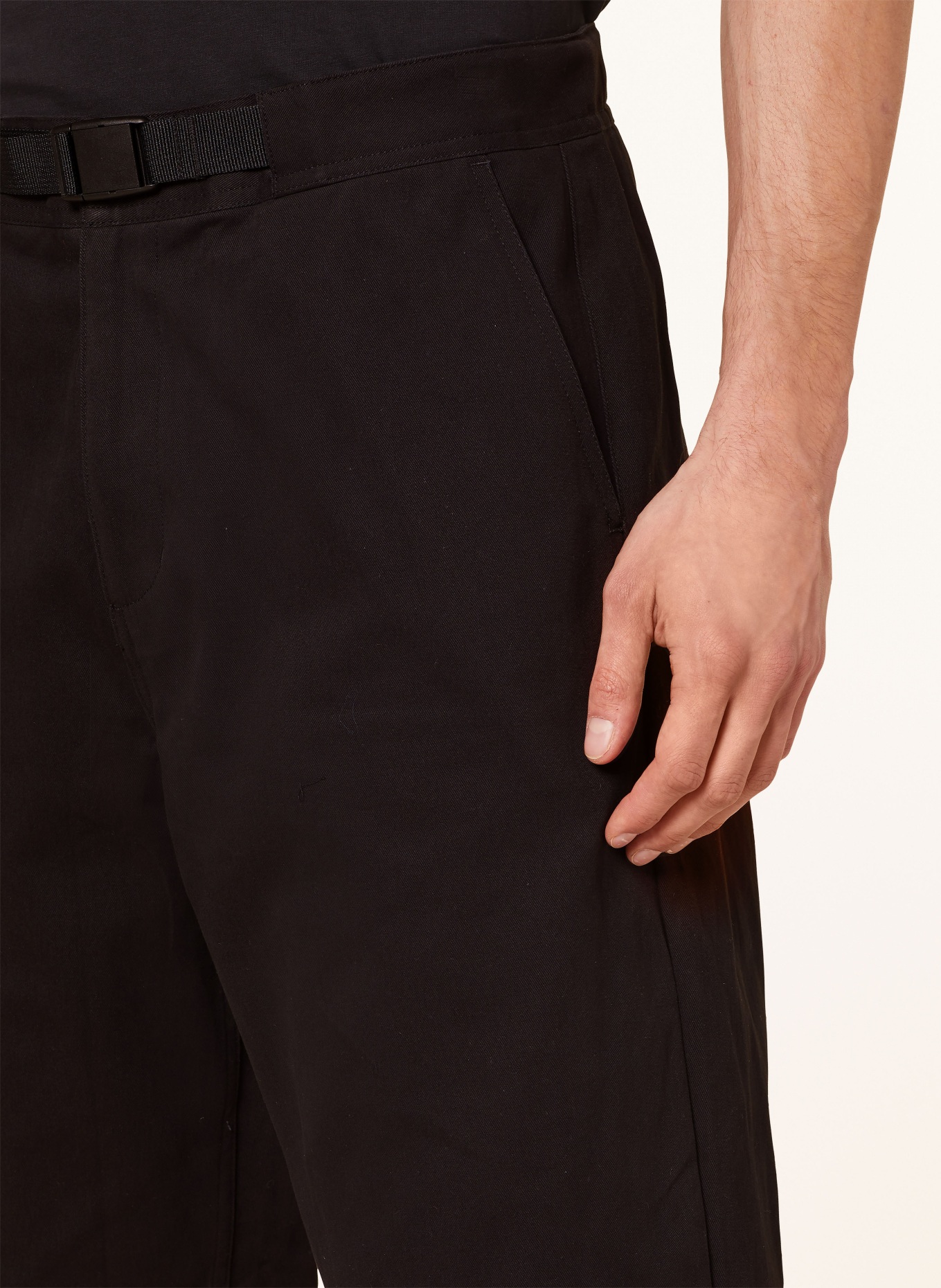 PAS NORMAL STUDIOS Trousers OFF-RACE loose fit, Color: BLACK (Image 5)