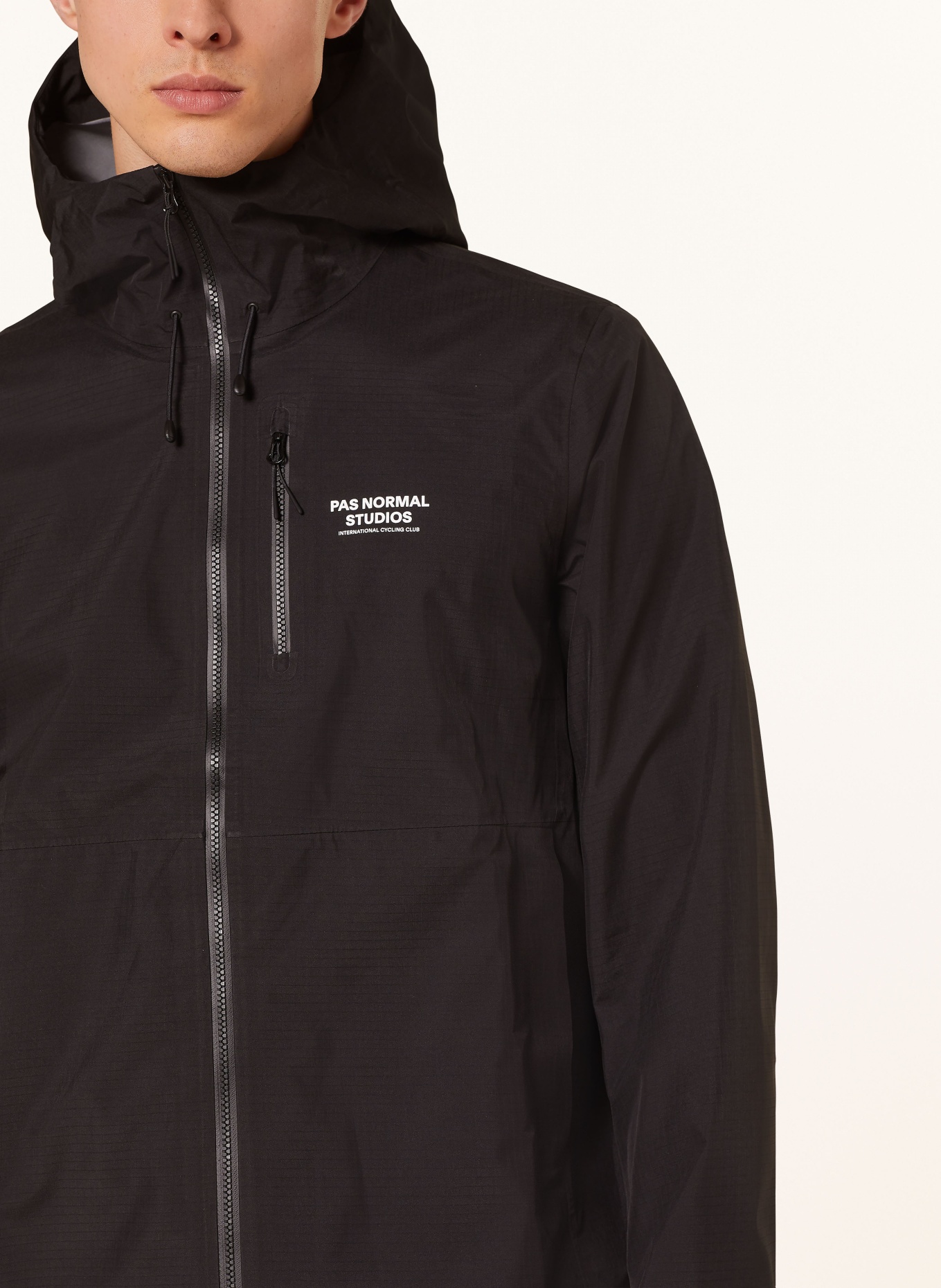 PAS NORMAL STUDIOS Rain jacket OFF-RACE, Color: BLACK (Image 5)