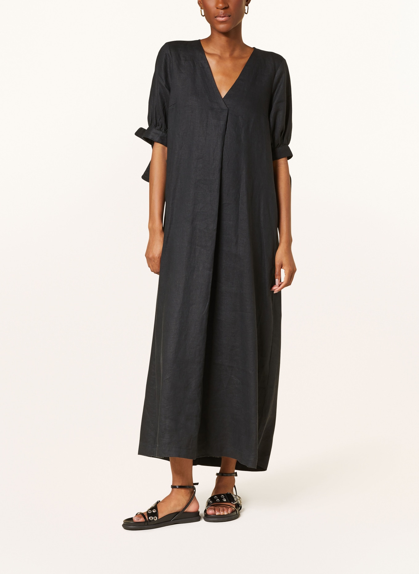 InWear Linen dress EZRAIW, Color: BLACK (Image 2)