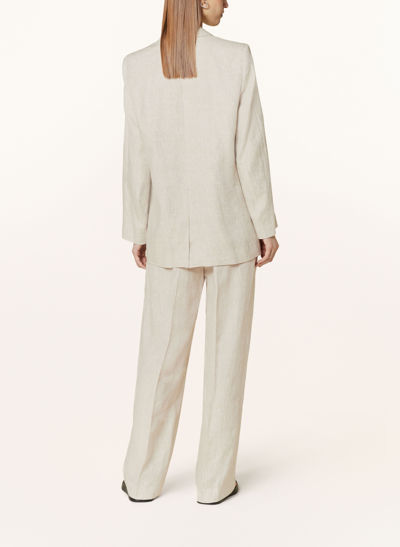 InWear Long blazer XINIAIW made of linen, Color: BEIGE (Image 3)