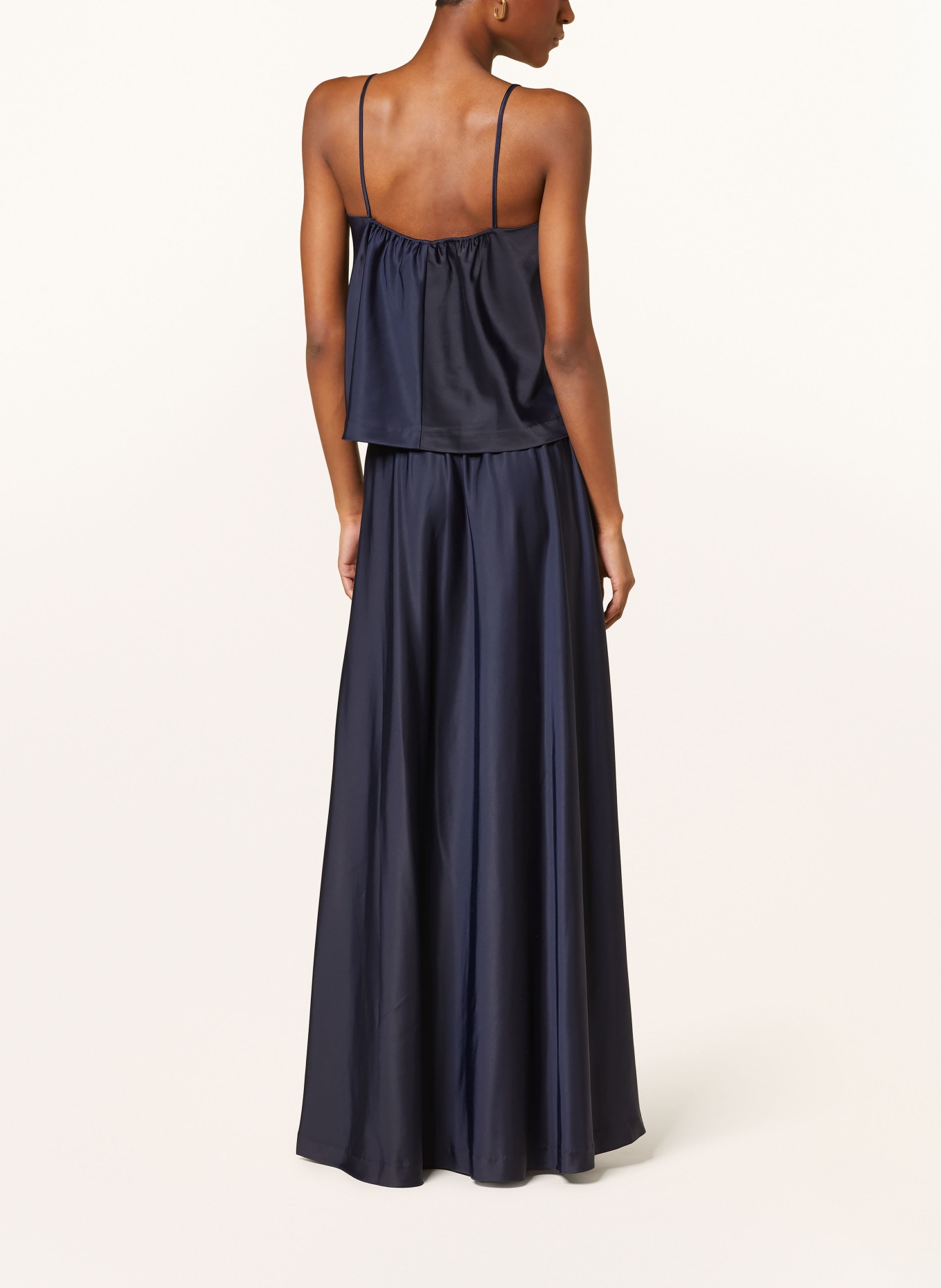 InWear Saténový top XILKYIW: TMAVĚ MODRÁ