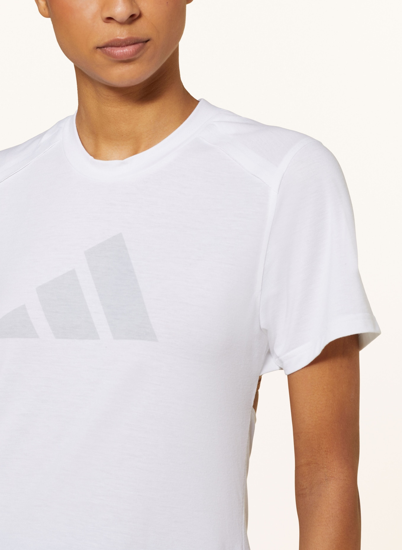 adidas T-Shirt POWER, Farbe: WEISS (Bild 4)