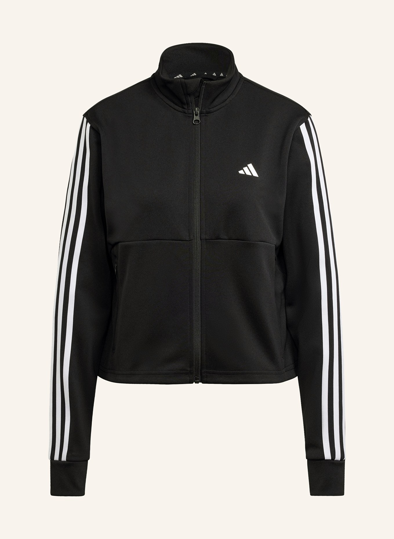 adidas Sweat jacket TRAIN ESSENTIALS, Color: BLACK (Image 1)