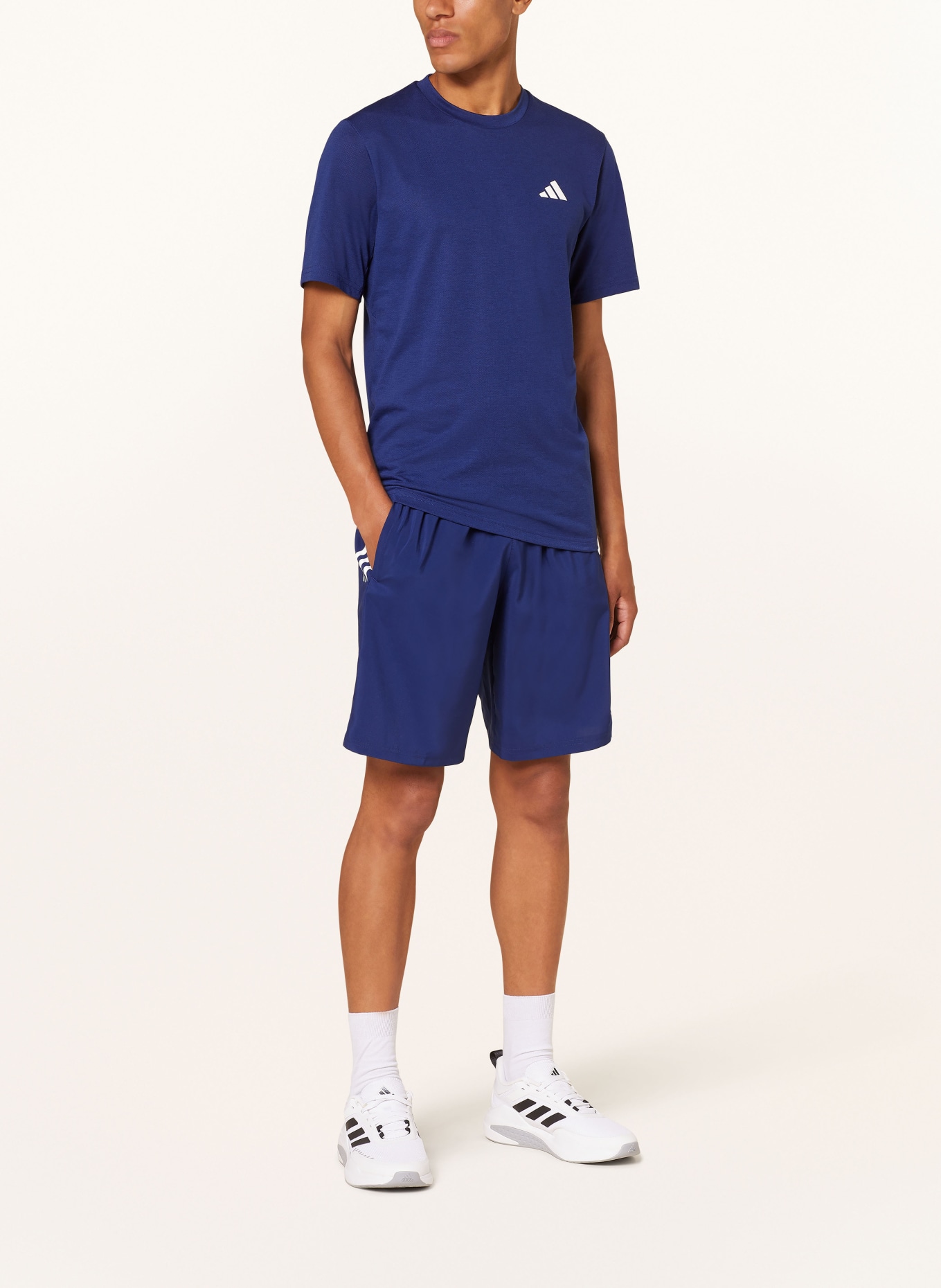 adidas T-shirt TRAIN ESSENTIALS, Color: BLUE (Image 2)