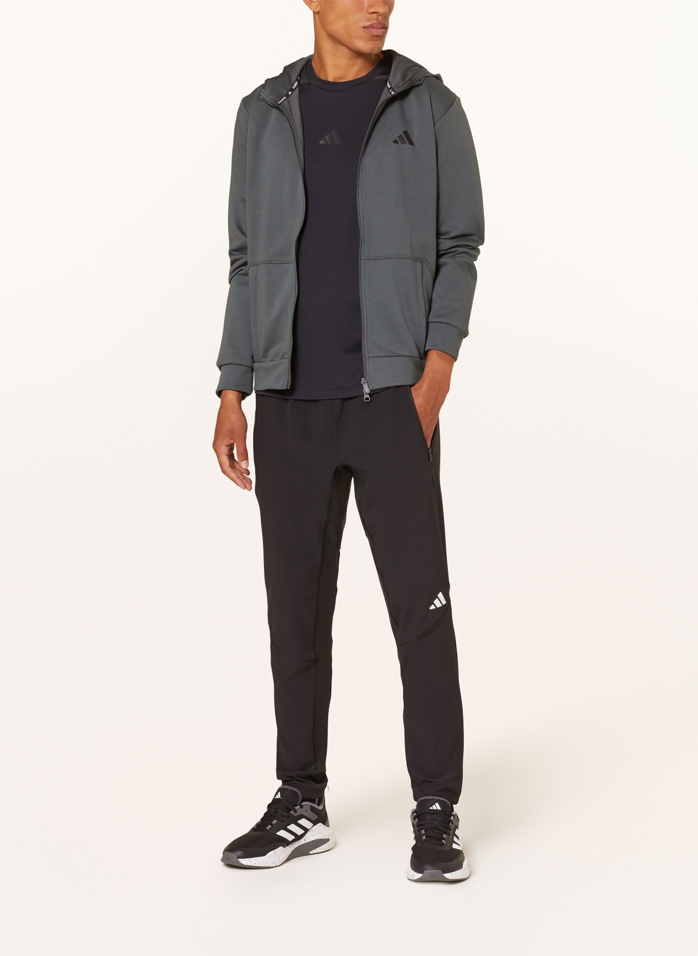 adidas Sweat jacket PUMP WORKOUT, Color: TEAL (Image 2)