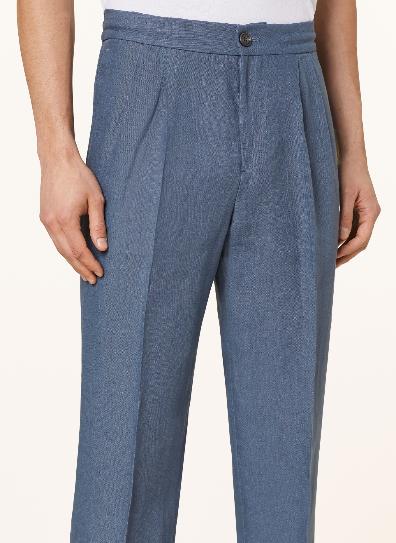 BRUNELLO CUCINELLI Suit trousers NOEVA leisure fit, Color: C280 OCEAN BLUE (Image 6)