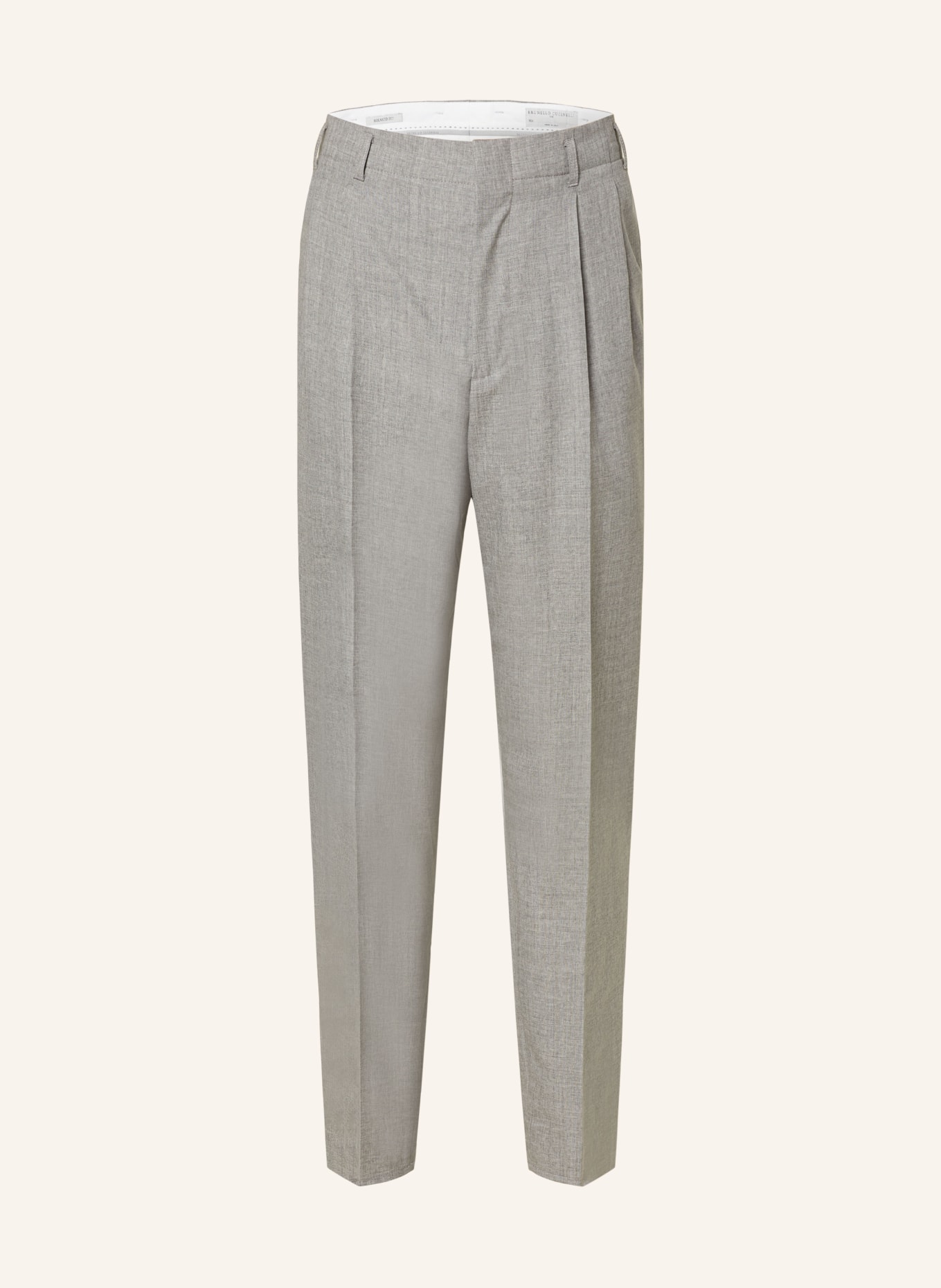 BRUNELLO CUCINELLI Trousers regular fit, Color: GRAY (Image 1)