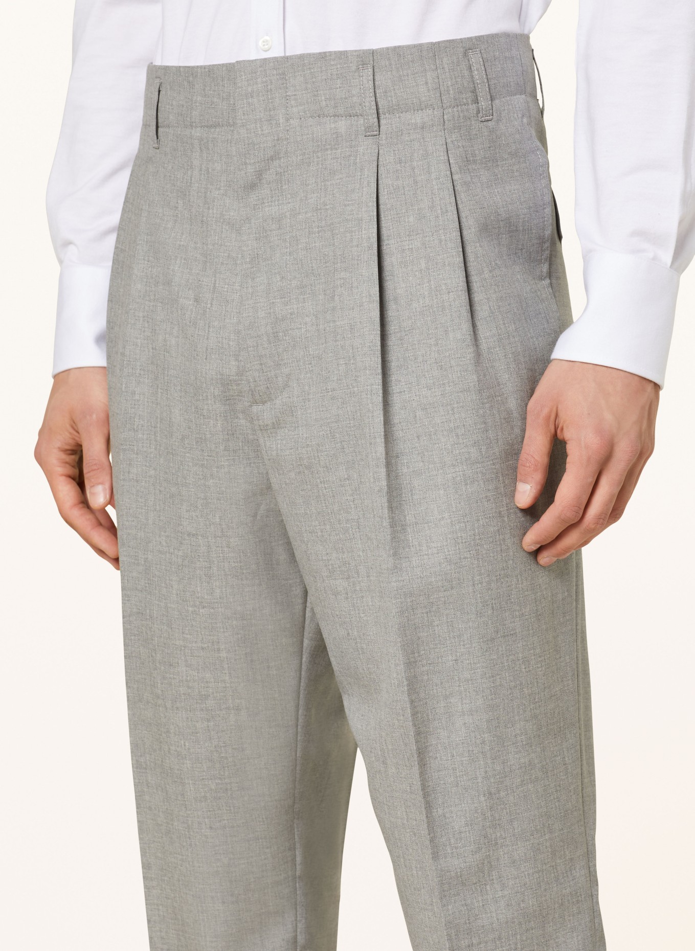 BRUNELLO CUCINELLI Trousers regular fit, Color: GRAY (Image 5)