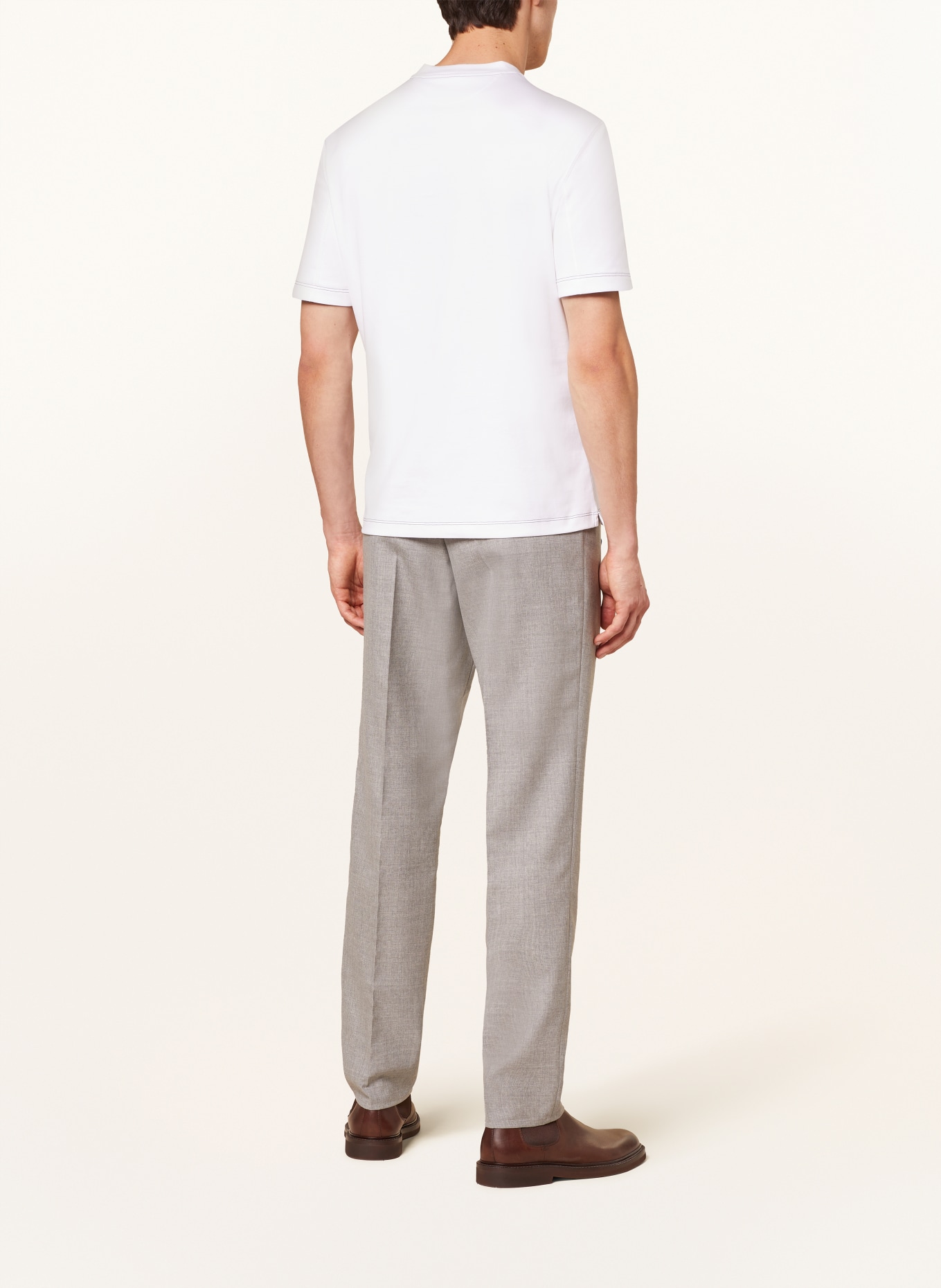 BRUNELLO CUCINELLI T-shirt, Color: WHITE (Image 3)