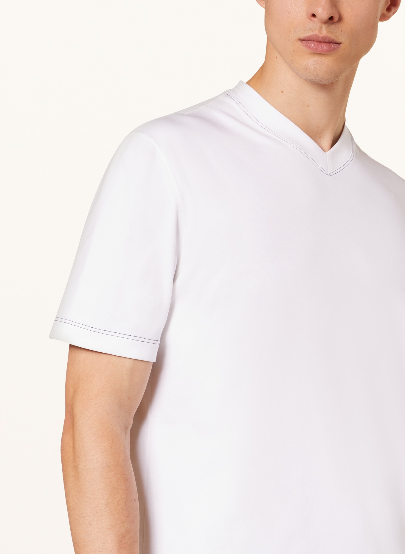 BRUNELLO CUCINELLI T-Shirt, Farbe: WEISS (Bild 4)
