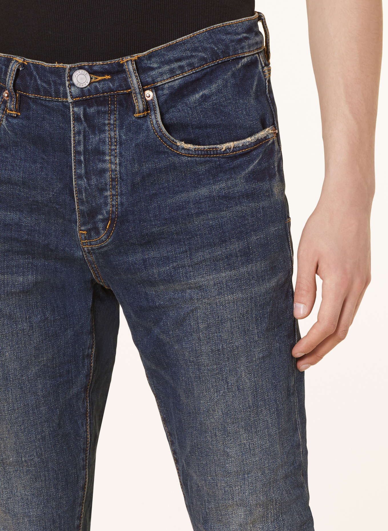 PURPLE BRAND Jeans P001 Skinny Fit, Farbe: DK INDIGO (Bild 5)