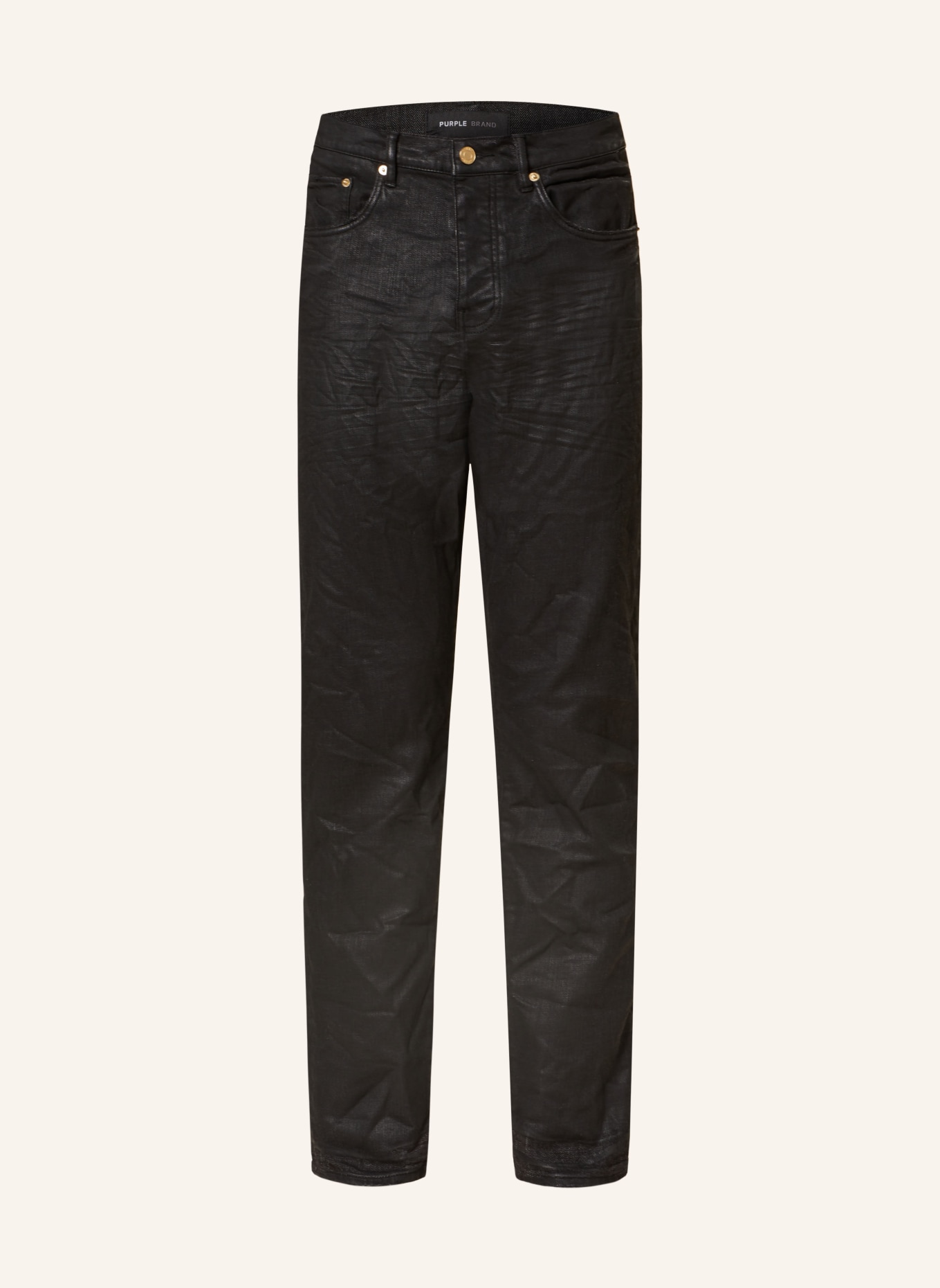 PURPLE BRAND Jeans Slim Straight Fit, Farbe: BLACK (Bild 1)