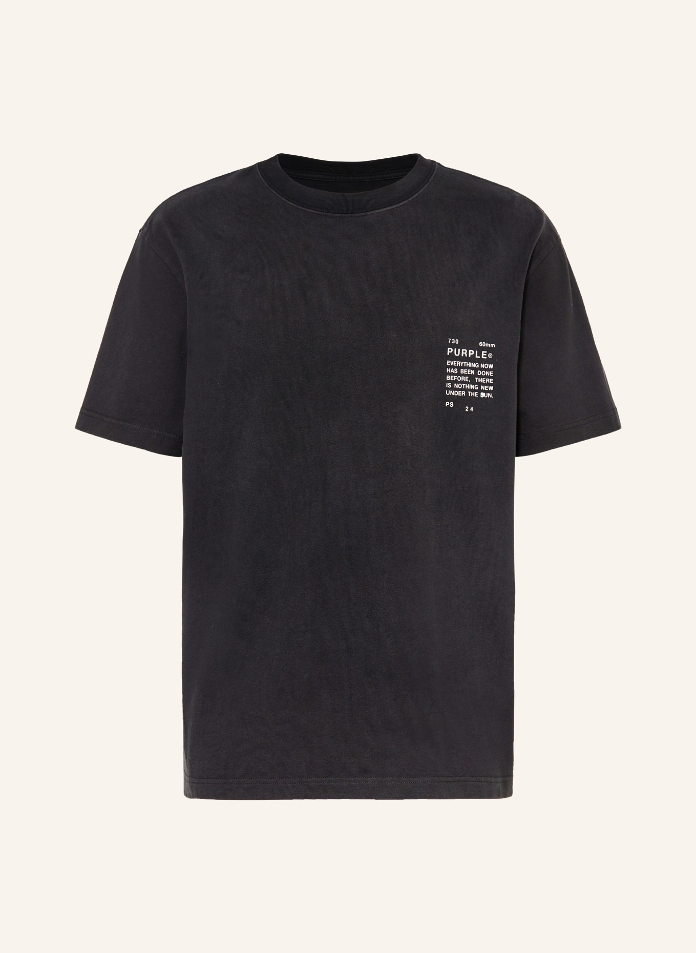 PURPLE BRAND T-shirt, Color: BLACK (Image 1)