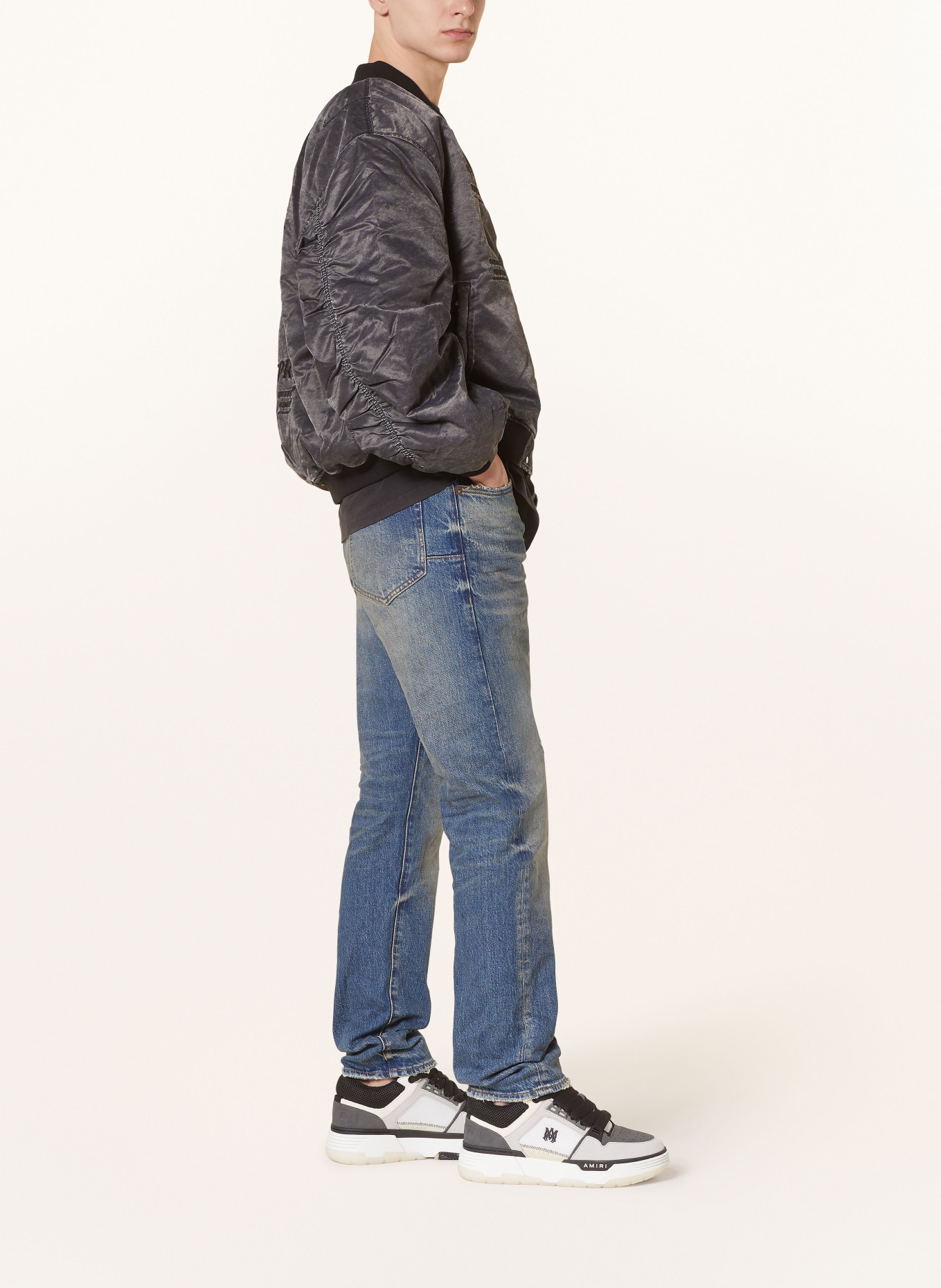 PURPLE BRAND Jeans P005 slim straight fit, Color: MID INDIGO (Image 4)
