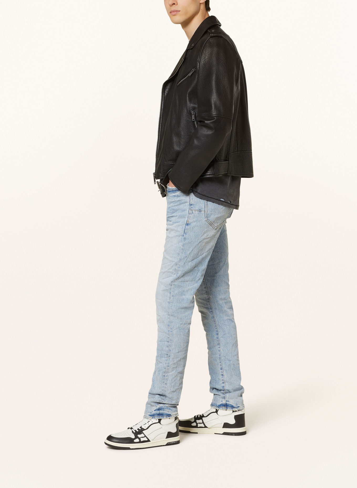 PURPLE BRAND Jeans Slim Straight Fit, Farbe: LIGHT INDIGO (Bild 4)