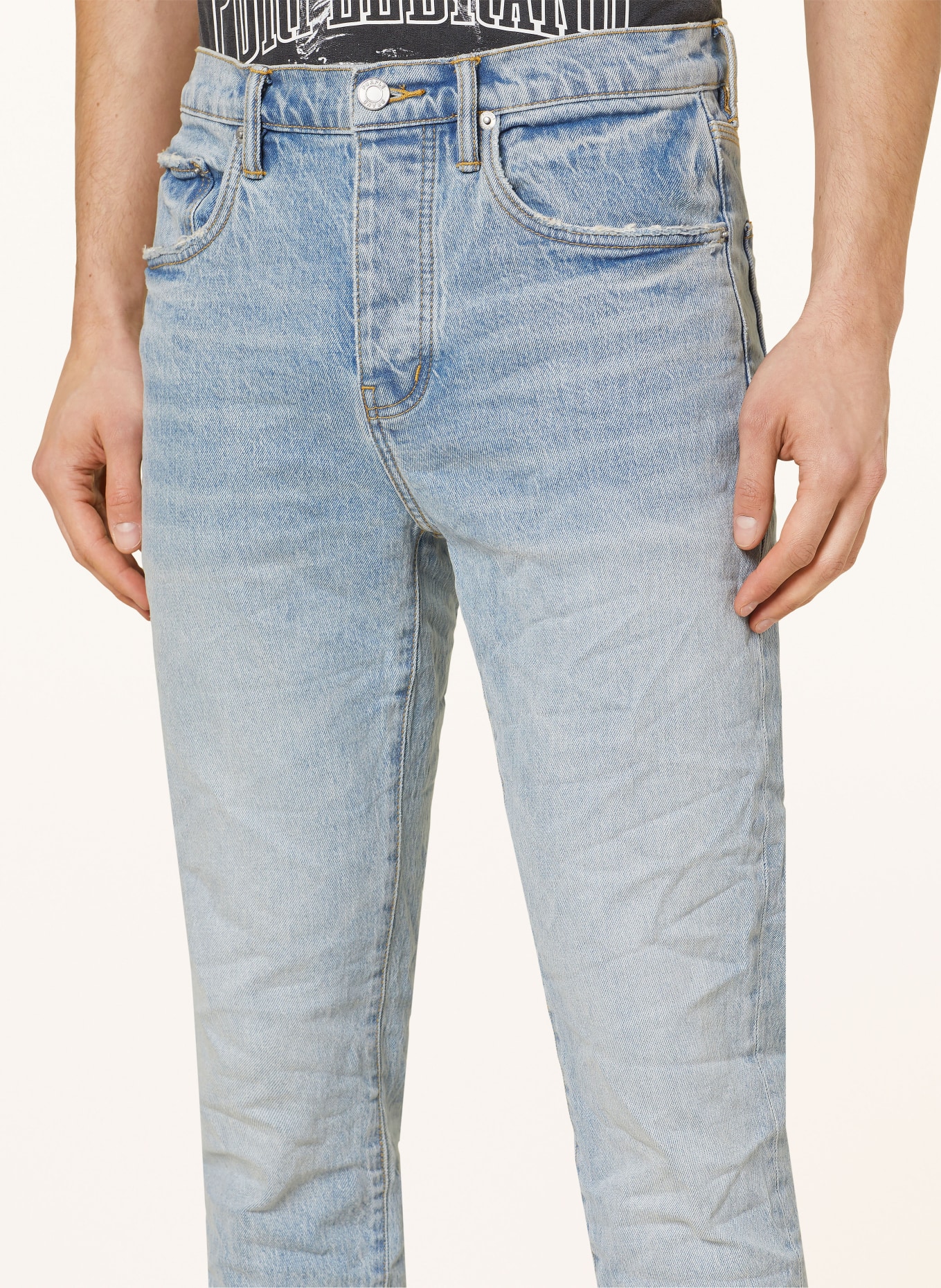 PURPLE BRAND Jeans Slim Straight Fit, Farbe: LIGHT INDIGO (Bild 5)