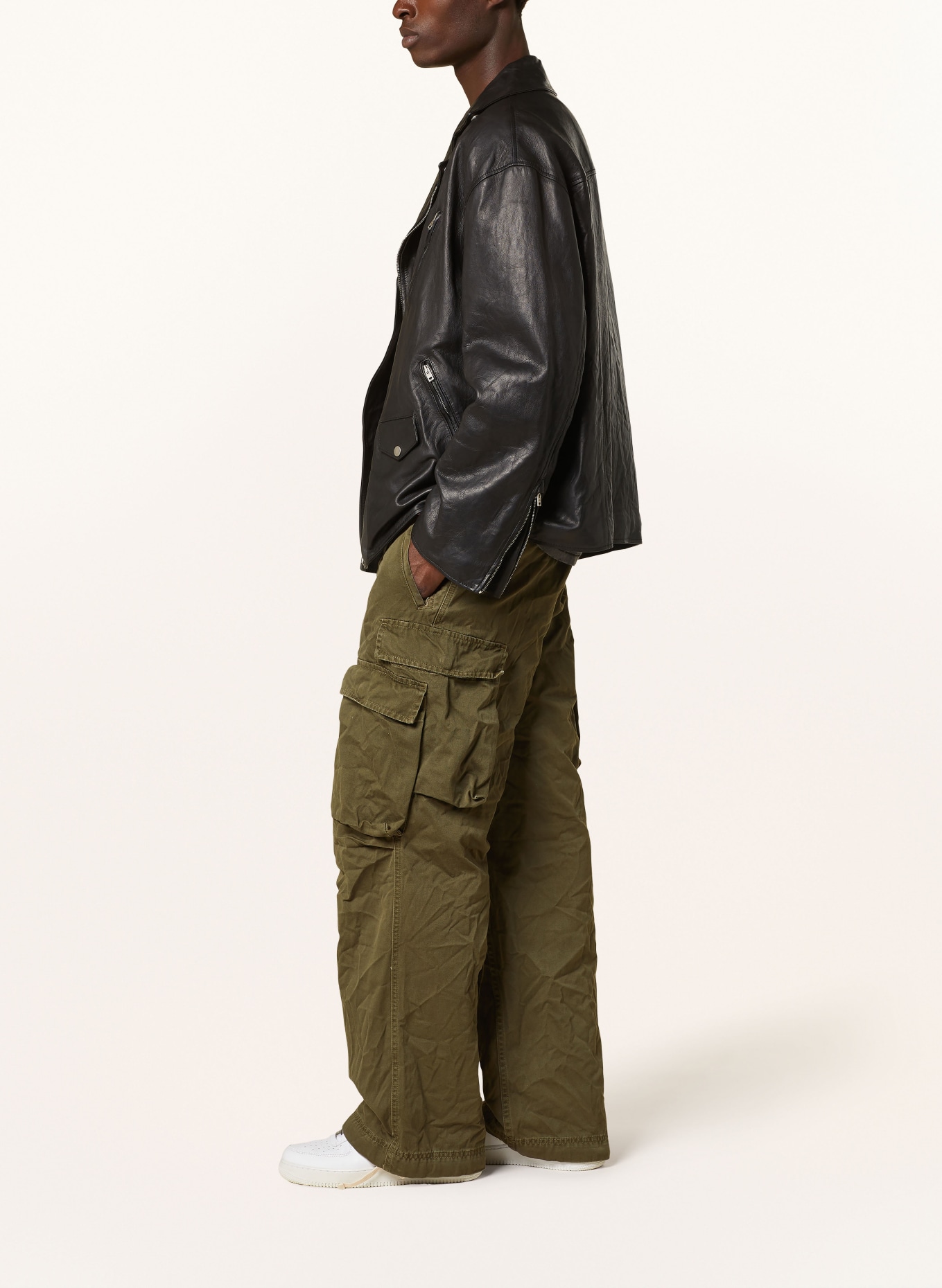 PURPLE BRAND Cargo pants regular fit, Color: DARK GREEN (Image 4)