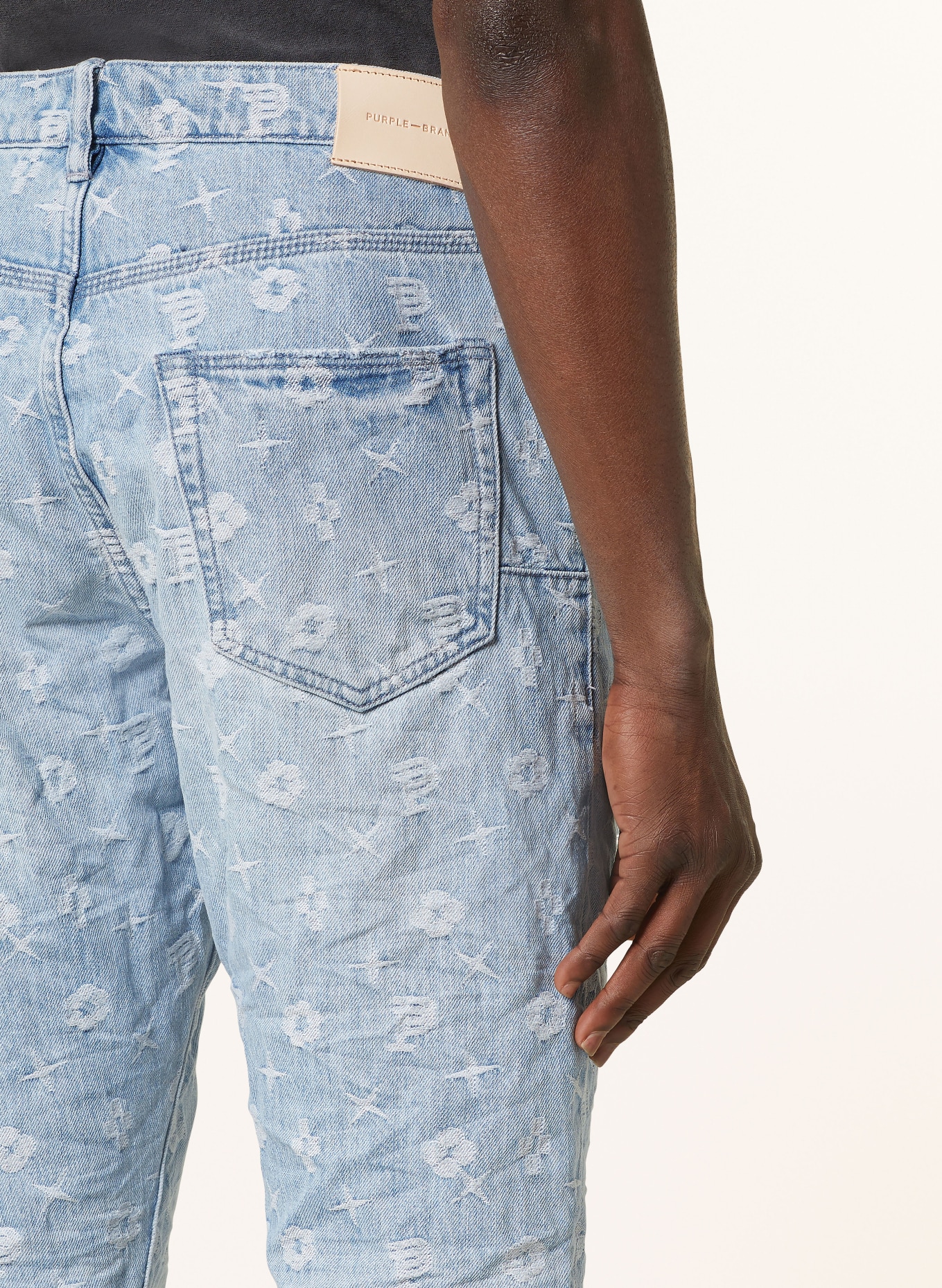 PURPLE BRAND Jeans Slim Fit, Farbe: LT INDIGO (Bild 6)