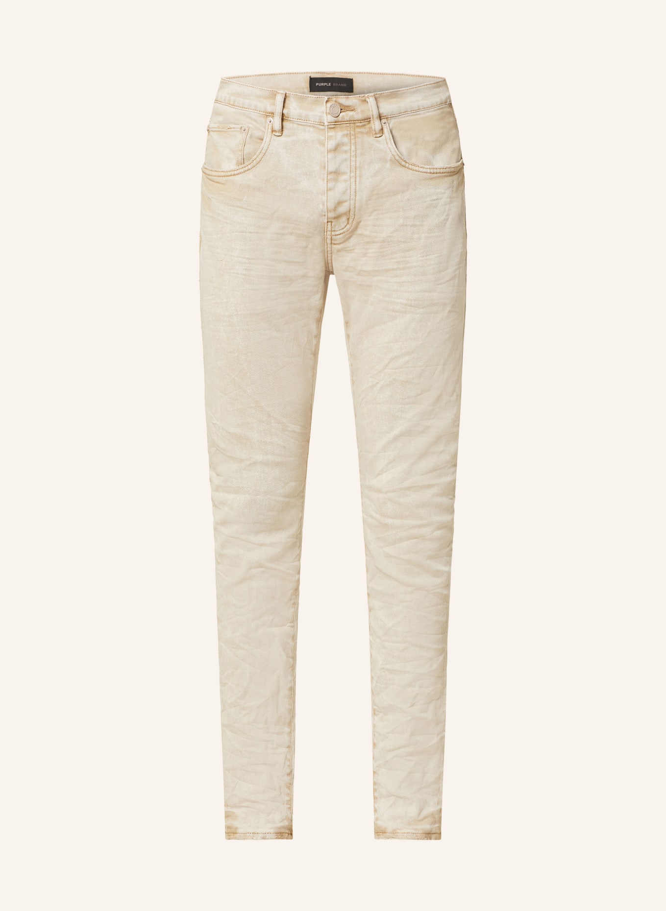 PURPLE BRAND Jeans Skinny Fit, Farbe: KHAKI (Bild 1)