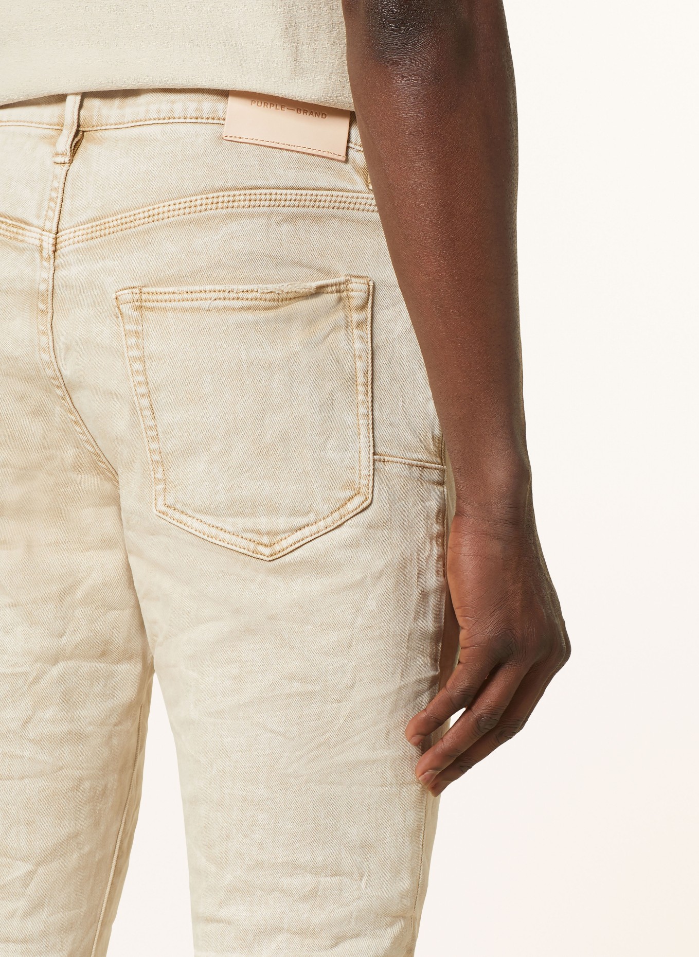 PURPLE BRAND Jeans Skinny Fit, Farbe: KHAKI (Bild 6)