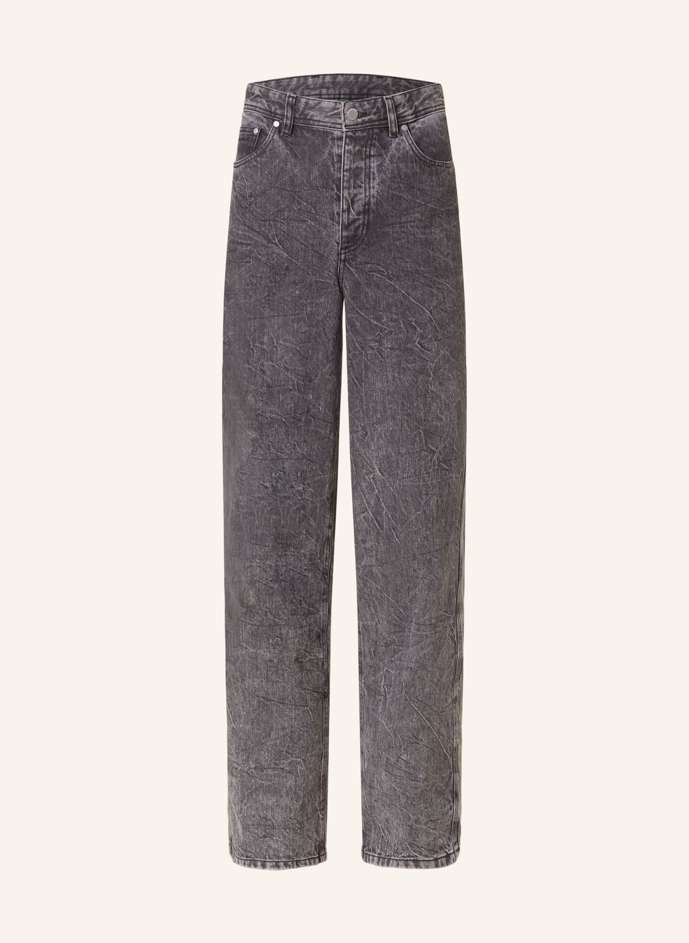 44 LABEL GROUP CLUB PAPPAS regular fit jeans: 292 BLACK BASTONATO