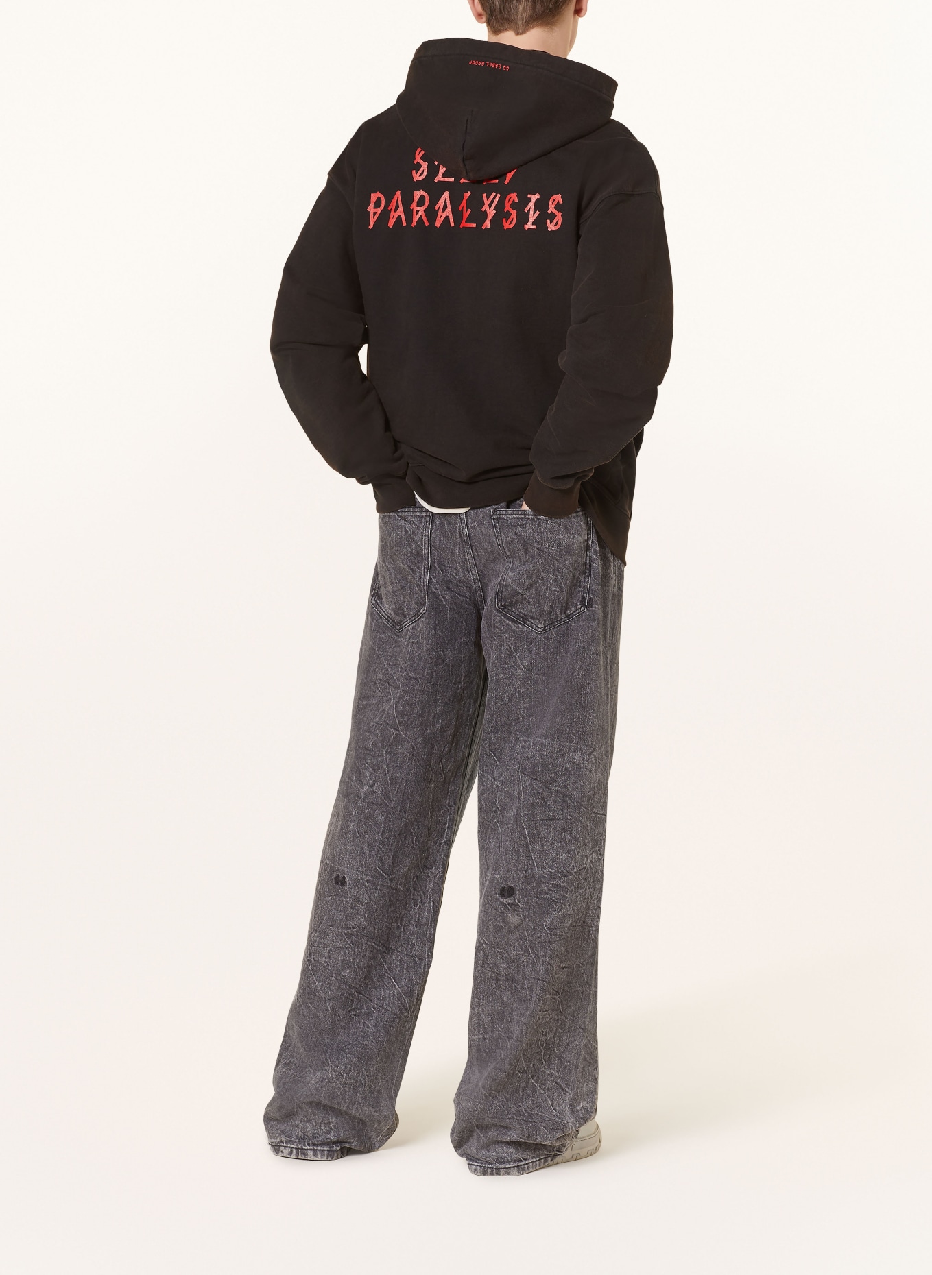 44 LABEL GROUP CLUB PAPPAS regular fit jeans: 292 BLACK BASTONATO